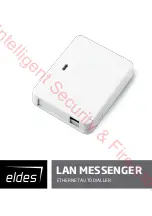 Preview for 1 page of Eldes LAN MESSENGER User Manual