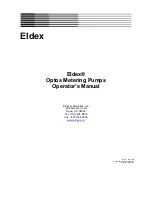 Eldex Optos 1HM Operator'S Manual предпросмотр