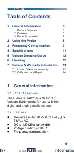 Предварительный просмотр 7 страницы Elditest CT4025 User Manual