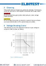 Предварительный просмотр 10 страницы Elditest CT4076 User Manual