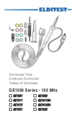 Предварительный просмотр 1 страницы Elditest GE1500 Series Manual