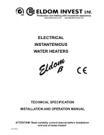 Предварительный просмотр 1 страницы Eldom Invest Eldom Beta3 Technical Specification, Installation And Operation Manual