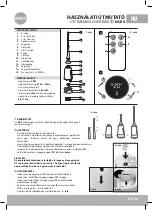 Preview for 29 page of Eldom aroma NU20 Instruction Manual