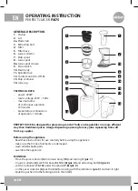 Предварительный просмотр 10 страницы Eldom Biggy PJ475 Manual