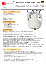 Preview for 8 page of Eldom C12N Operating Instruction