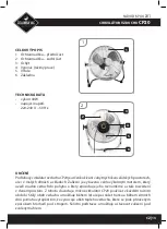 Preview for 13 page of Eldom COLUMBIA VAC CP20 Manual