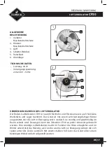 Preview for 17 page of Eldom COLUMBIA VAC CP20 Manual