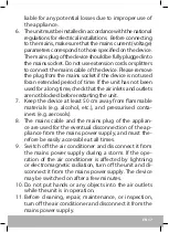 Preview for 17 page of Eldom COLUMBIA VAC KLC9100 Instruction Manual