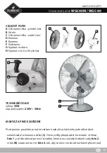 Preview for 13 page of Eldom COLUMBIA VAC WGC40 Instruction Manual