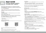 Eldom COLUMBIAVAC KLC12000 Operation Manual preview