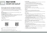 Preview for 2 page of Eldom COLUMBIAVAC KLC12000 Operation Manual