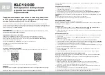 Preview for 5 page of Eldom COLUMBIAVAC KLC12000 Operation Manual