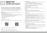 Preview for 2 page of Eldom COLUMBIAVAC KLC9100 Operation Manual