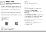 Preview for 3 page of Eldom COLUMBIAVAC KLC9100 Operation Manual