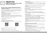 Preview for 4 page of Eldom COLUMBIAVAC KLC9100 Operation Manual