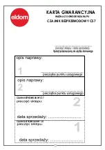 Предварительный просмотр 23 страницы Eldom CS7K Operating Instruction