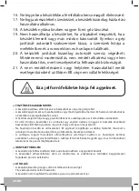 Предварительный просмотр 28 страницы Eldom deli WA100S Operating Instructions Manual