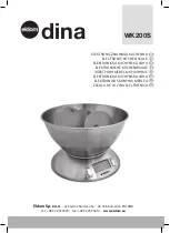 Eldom dina WK200S Instruction Manual preview