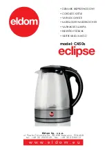 Предварительный просмотр 1 страницы Eldom eclipse C450s Operating Instruction