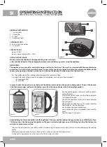 Preview for 8 page of Eldom Esme ST210 Operating Instruction