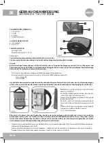 Предварительный просмотр 14 страницы Eldom Esme ST210 Operating Instruction