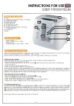 Preview for 8 page of Eldom FR24N Instructions For Use Manual