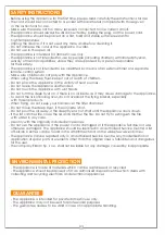 Предварительный просмотр 7 страницы Eldom FR26 Instructions For Use Manual