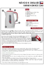 Предварительный просмотр 12 страницы Eldom franky C340 Operating Instruction