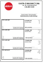 Предварительный просмотр 33 страницы Eldom franky C340 Operating Instruction