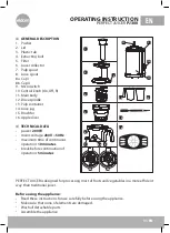 Preview for 11 page of Eldom fres PJ300 Operating Instruction