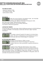 Preview for 14 page of Eldom GWO100N Instruction Manual