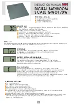 Предварительный просмотр 6 страницы Eldom GWO170W Instruction Manual