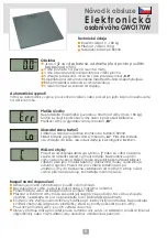 Предварительный просмотр 8 страницы Eldom GWO170W Instruction Manual