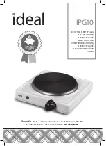 Eldom ideal IPG10 Instruction Manual preview