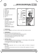 Предварительный просмотр 17 страницы Eldom lio CW100 Operating Instruction