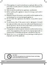 Preview for 8 page of Eldom lora RW30 Instruction Manual