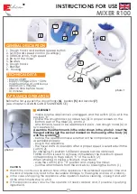 Preview for 5 page of Eldom Miix R100 Instructions For Use Manual