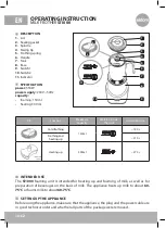 Предварительный просмотр 10 страницы Eldom Miko SI1000 Operating Instruction