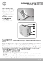 Preview for 13 page of Eldom Mistral TO17 Operating Instruction