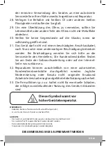 Preview for 23 page of Eldom Onev PR500 Operating Instruction