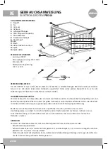 Preview for 24 page of Eldom Onev PR500 Operating Instruction