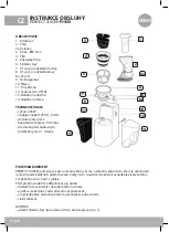 Preview for 17 page of Eldom PERFECT JUICER PJ450 Manual