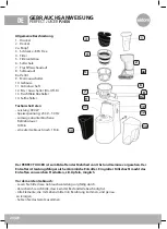 Предварительный просмотр 23 страницы Eldom PERFECT JUICER PJ450 Manual