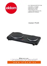 Предварительный просмотр 1 страницы Eldom PG20 User Manual