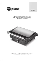 Eldom plaat GK130 Instruction Manual preview