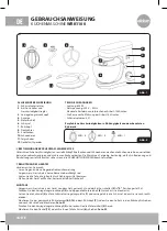 Preview for 16 page of Eldom Planet WRK1100 Manual