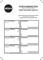 Preview for 36 page of Eldom Planet WRK1100 Manual