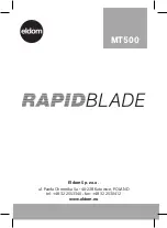 Preview for 1 page of Eldom RAPID BLADE MT500 Instruction Manual