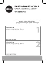 Preview for 52 page of Eldom RAPID BLADE MT500 Instruction Manual