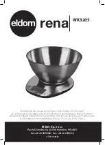 Eldom RENA Manual preview